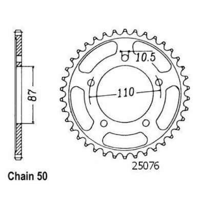 Rozeta pro Suzuki 25076CZ48